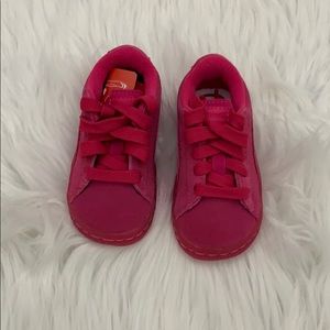 Puma brand new Dark pink baby girl sport shoes